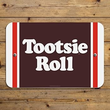 USA看板　TOOTSIE ROLLS Tootsie Roll Sign C438 - TinWorld Food Signs, tinsign.com